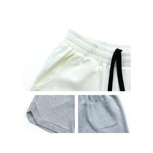 Último diseño personalizado Vintage Fitness Running 100% algodón Puff estampado gimnasio malla pantalones cortos con cordón DDP envío - Product Image 6