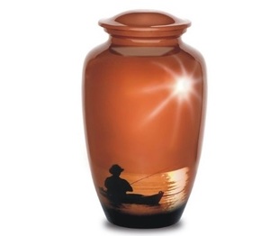 Urnas para cenizas adulto Funeral Love Beach Gran urna funeraria para cenizas de seres queridos Tamaño 10,5 "& 220 Cu. En - Product Image 3