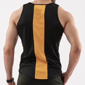 Stringers hombres transpirable 100% algodón hombres gimnasio camiseta sin mangas Fitness deporte ropa entrenamiento hombres chalecos OEM entrenamiento 100% algodón chalecos - Product Image 6