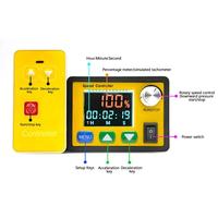 DC6-55V 30A Remote Control Intelligent DC Brush Motor Speed Controller Tachometer Chronograph Timer Cycle Start Stop LCD Display