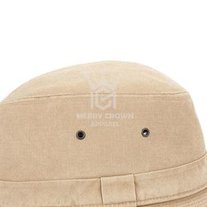 Nouveauté Chapeau seau surdimensionné de haute qualité Chapeaux seaux personnalisés à rayures en gros Chapeaux seau fabriqués au Pakistan - Product Image 5