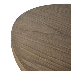 Mesa auxiliar Oxford de Riviera Maison, hecha de madera de teca maciza con un diseño simple y color natural para interiores y exteriores. - Product Image 4