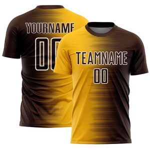 Uniforme de fútbol personalizado para hombres, camisetas y pantalones cortos de manga corta con degradado, OEM, ODM, venta al por mayor, kits de fútbol, ropa deportiva - Product Image 4