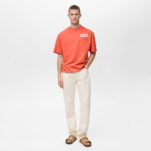 Camisetas de Hombre de Algodón de Punto con Logotipo Personalizado, Alta Calidad, Venta al por Mayor, Corte Regular, Antibolitas y Transpirables - Product Image 6