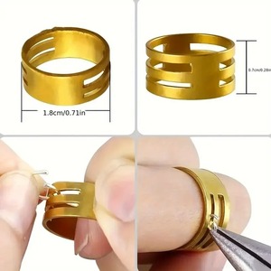 Mini pinces à bijoux, pinces à bec rond courbé, kit d'outils de bricolage pour la fabrication et la réparation de bijoux - Product Image 3