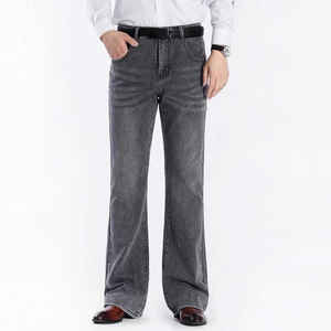 Nouveau pantalon en denim délavé droit taille haute à la mode pantalon en jean respirant en gros - Product Image 3