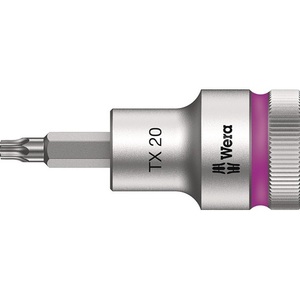 WERA 8767 C HF TORX Inserto para llave de tubo T20 de 1/2 pulgada, 60 mm de longitud - Product Image 1