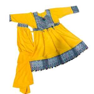 Vestido Afgano Kuchi Más Vendido para Niños, Hecho a Mano, Estilo Tribal Tradicional, Encaje, Mangas Largas, Talla Grande, Suministro ODM para Adultos - Product Image 1