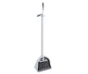 Ensemble de pelle à poussière en plastique à long manche avec brosse à balai en PVC/PET balai de nettoyage ménager magique pour la maison et le jardin - Product Image 2