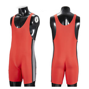 Singletes de Lucha Unisex para Competencia, Diseño de Cuello Alto, 100% Poliéster, Ligeros y Transpirables, Servicio OEM Disponible - Product Image 1