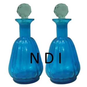 最新玻璃空香水瓶现代风格多用途使用手工装饰独特外观透明玻璃香水瓶