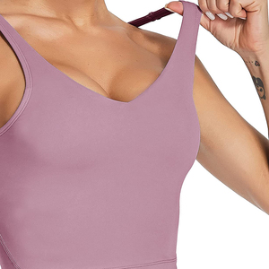 Offres Spéciales Soutien-gorge de sport de bonne qualité fabriqué en usine Le client demande un nouveau design Soutiens-gorge de sport de style à la mode - Product Image 3