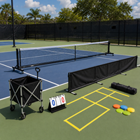 Pare-vent et séparateur de terrain de pickleball en gros avec pare-vent pour terrain de pickleball pour fournisseur d'accessoires de terrain de pickleball