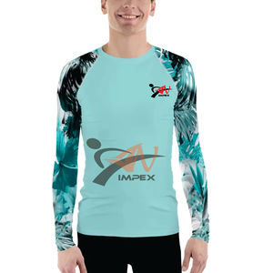 Haute qualité conception personnalisée à manches longues MMA Rash Guard pour hommes élégant Compression Gym Rash Guards hiver formation - Product Image 3