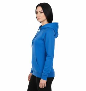 Sweat-shirt à capuche surdimensionné bleu foncé, poids lourd, 400 GSM, 100% coton, tissu éponge français, streetwear, pull, logo personnalisé, épaules tombantes - Product Image 3