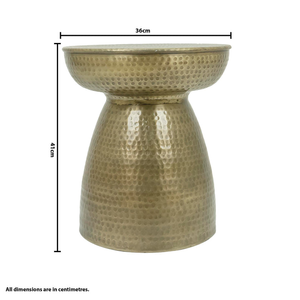 Taburete antiguo vintage único y mesa auxiliar de moda para agregar un toque elegante e intemporal a la decoración moderna de su sala de estar - Product Image 6