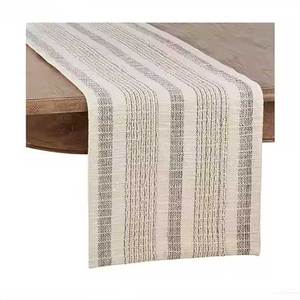 Hot Selling Customized Printed Embroidered Table Runner Pure Cotton Material with Woven Technics and Customized Label - Product Image 4