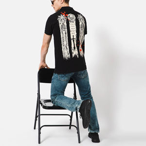 Nouvelle mode polos de golf pour hommes logo personnalisé décontracté Streetwear à manches courtes gaufré t-shirt polos imprimés de haute qualité - Product Image 6