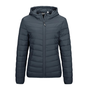 Veste longue matelassée respirante et confortable pour femmes quantité minimale de commande bas Veste matelassée pour femmes à prix d'usine OEM - Product Image 1
