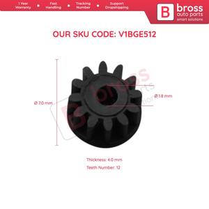V1BGE512 Speedometer Cluster Tacho E1 12 Tooth Odometer Gear for E28 E24 E30 Bross <b>Auto</b> <b>Parts</b> Made in Turkey - Product Image 3