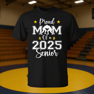 T-Shirt 2025 per Mamma Orgogliosa di una Lottatrice Senior, per Uso Promozionale - Product Image 3