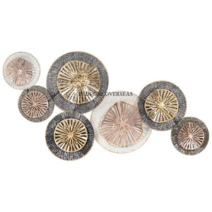 La Mayoría de lujo diseñador único de alto grado chapado en oro de alta resistencia Metal hecho y espejo arte de pared decoración del hogar Accesorios suministros - Product Image 3