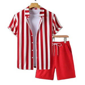 Nouveautés - Ensemble court sportif décontracté pour homme en velours 100% coton, écologique, personnalisable, prix bas, 3D - Product Image 1