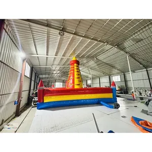 Grande structure gonflable d'extérieur commerciale en forme de pyramide pour l'escalade, certifiée CE, en PVC ignifuge, équipement de terrain de jeu - Product Image 2