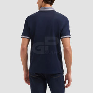 Camisa Elegante con Cuello Johnny para Hombre, Corte Ajustado, Tela Suave, Transpirable, Cómoda y con un Look Casual Moderno - Product Image 3