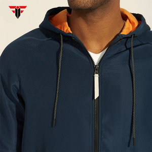 เสื้อฮู้ดฤดูหนาวของผู้ชายผ้าฟลีซผ้าฝ้าย100% ดีไซน์ใหม่พิมพ์ลายดิจิตอลรูปแบบทึบดีไซน์ใหม่สำหรับราคาไม่แพง - Product Image 3