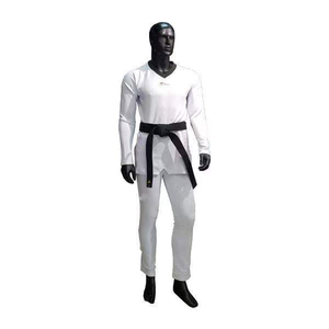 2023 NUEVO WT Poliéster blanco personalizado/Competición de algodón Jiu Jitsu Gi - Product Image 1