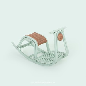 Nouveau style rotin rideon voitures à la main belle bébé rockers monter sur la voiture à bascule pour les enfants - Product Image 4