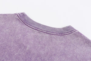 2024New Retro Batik Automne Mode Décontractée Style Rétro 100% Coton O Cou 270g T-shirt Homme - Product Image 4