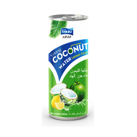 Agua de coco con pulpa, 330ml y 500ml, lata de aluminio, bebidas de coco de Vietnam listas para enviar, venta al por mayor