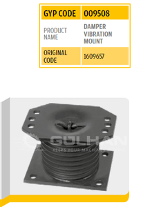 Amortiguador de suspensión de goma, muelle hueco, volquete, montaje antivibración para Volvo, número de pieza 1609657 - Product Image 3