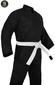Conjuntos de uniformes de Karate y Jiu Jitsu de alta calidad, tela de algodón 100%, característica elástica de Color liso, Kimono excelente - Product Image 2