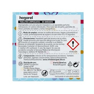 Hogarel Lot de 30 lingettes nettoyantes pour lunettes - Product Image 3