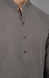 Ropa de fiesta informal Shalwar Kameez para hombres paquistaníes, tela de algodón de secado rápido estirable ajustada - Product Image 6