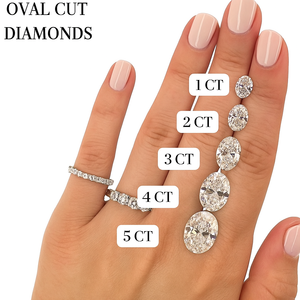 Anillo de compromiso de diamante cultivado en laboratorio de corte ovalado de 5,23 quilates IGI certificado VS2 G joyería fina Premium piedra suelta al por mayor y a granel - Product Image 1