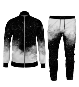 Ensemble de survêtement décontracté uni tendance pour sublimation OEM, streetwear personnalisé, marque privée, toucher doux, tenue lifestyle branchée - Product Image 5