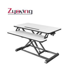 Modern Height Adjustable Tabletop Pneumatic Riser Office Home Sit Standing Workstation <strong>Desk</strong> Converter - Product Image 1