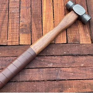 Damascus Steel Hammer for Blacksmiths Handcrafted <b>Tool</b> <b>Plain</b> Grip Heavy Duty Forged Head OEM Customizable Industrial 3-Year - Product Image 1