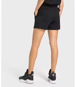 2025 Women's Classic Mini High Waist Fleece <b>Shorts</b> with Pockets New Fashion Solid <b>Pattern</b> Unisex Wholesale From Factory - Product Image 6