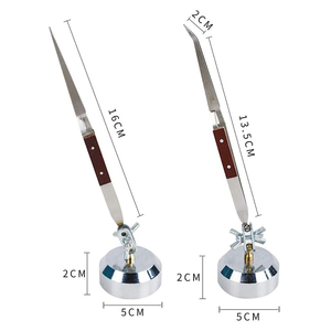 Juego de pinzas de acero inoxidable de precisión de 4 Uds. Para teléfono, ordenador, reparación de soldadura gruesa electrónica, herramientas de montaje de recogida - Product Image 5