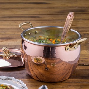 Petits bacs à boissons ronds en acier galvanisé avec finition en cuivre antique pour les fêtes à vin et à bière - Product Image 3