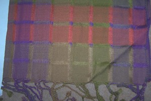 Summer Mini <b>Check</b> Design <b>Scarf</b> 100% Viscose Superfine Material - Product Image 6