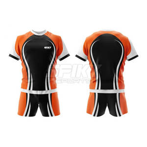 Maillot de rugby en polyester 100% de qualité supérieure avec logo personnalisé, vêtements de sport uniformes de rugby à sublimation - Product Image 3