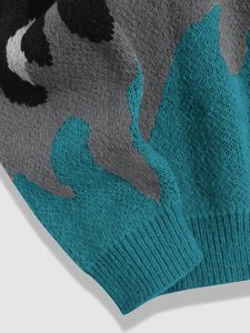 Pulls pour hommes de la saison hivernale, fabricant, logo personnalisé, unisexe, manches longues, laine, fuzzy, OEM, ODM, tricot, pulls en mohair pour hommes - Product Image 4