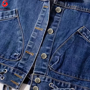 Chaleco Vaquero Corto para Mujer, Ecológico, Moderno, Informal, con Cierre de Botones Delanteros, de Alta Calidad, Venta al por Mayor de Fábrica - Product Image 3