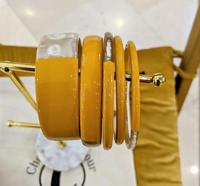 Ensemble de 5 bracelets unisexes en corne de buffle polie, style animalier, étanche, cadeau de mariage, bijoux, vente en gros pour couples
